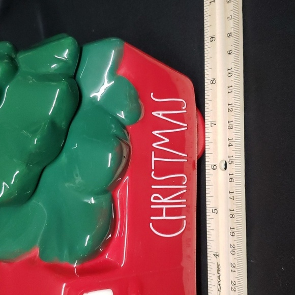 Rae Dunn Red Truck with Tree CHRISTMAS Cookie/Treat Jar - Picture 5 of 8